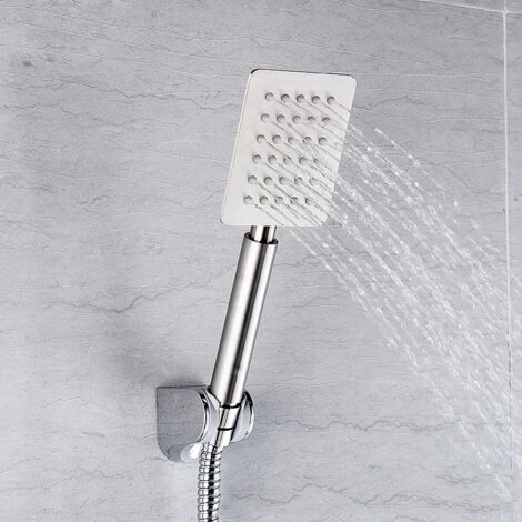 Pommeau de douche à main en acier inoxydable SUS304, pommeau de douche à main, NICKEL satiné brossé (1/5)
