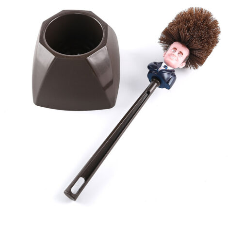 Brosse WC en Poils Souples pour Nettoyage en Profondeur de la Salle de Bain, Plastique, Pinsel, 36 8cm/14.17 3.14inch (1/5)