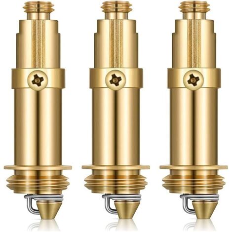 3 Pcs Bassin Pop-up Boulon à ressort en laiton Ressort Bouchon En Laiton pour La Plupart Des Évier Baignoire Bassin Drain Bouchon À Ressort Interne Boulon (1/5)