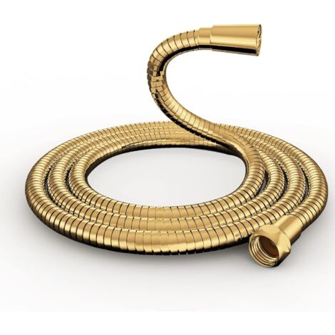 Flexible Douche Doré - Flexible de Douche 1,5m ,Anti-torsion Acier Inoxydable Tuyau de douche ,Anti-explosion,Tuyau Douche 1.5m ,Chromé (1/5)