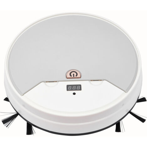 Aspirateur Robot à distance, vadrouille 3 en 1,Contact pour commencer avec une forte aspiration pour les cheveux, les tapis et les sols durs 26x26x7cm (1/5)