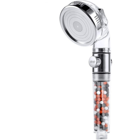 Pommeau Douche Haute Pression Pomme de Douche Anti Calcaire Filtrant, 3 Modes (1/5)