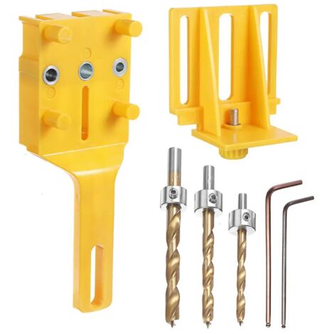 6/8 / 10mm trou poinçon à main trou poinçon travail du bois planche verticale perceuse outils de travail du bois (1/5)