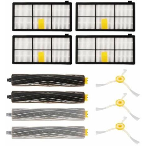 12PCS Accessoire iRobot Kit de Remplacement Accessoires pour iRobot Roomba 800-900 Series, 880-860-870-871-980-990 Robots (1/3)
