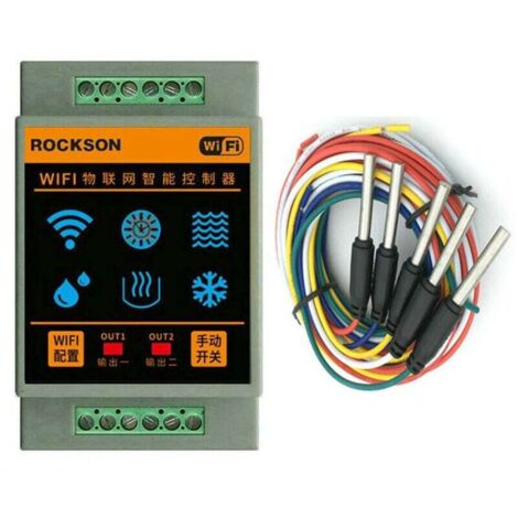 Capteurs de contrôleur de niveau d'eau domestique Wifi Dispositif d'alarme de niveau d'eau Système de détection de flux de natation (1/4)