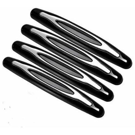 Lot de 4 protections de pare-chocs de porte – Compatibilité pour toutes les protections de porte de véhicule (Noir). (1/5)