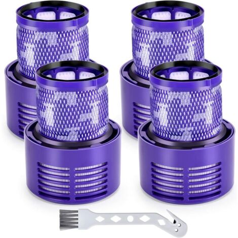 Lot de 4 Filtres pour Dyson V10 Motorhead Cyclone Animal Absolute SV12 Aspirateur Accessoire Sans Fil Remplace DY-969082-01 (1/5)