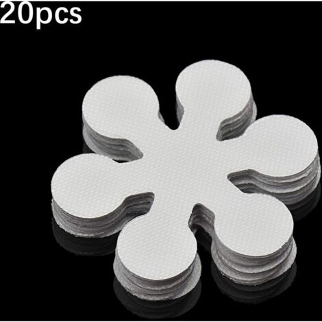 20 Pièces Autocollants Antidérapants pour Baignoire et Douche, Stickers Flocon de Neige Sécurité Antidérapant Protéger Efficacement Les Nourrissons et Les Femmes Enceintes
