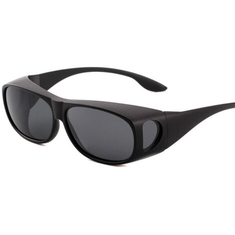 Surlunettes De Soleil Polarisées - Pour Porter Sur Vos Lunettes - Conduite, Vélo, Sport - UV400 - Légères TR90