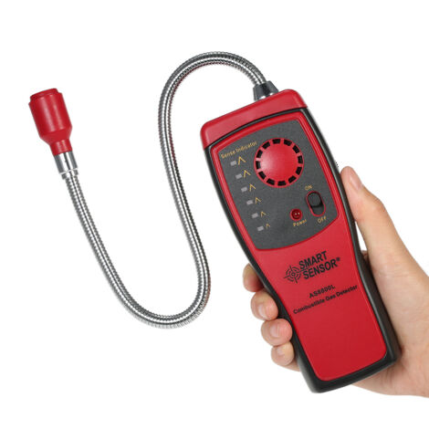Capteur intelligent Portable AS8800L, Mini détecteur de gaz Combustible, détecteur de détection, avec alarme sonore et lumineuse (1/5)