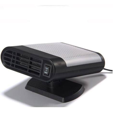 12V 15W radiateur de Voiture radiateur portatif,Chauffage Multifonction Auto pour Dégivrage et Désembuagede Voiture,2 en 1 Chauffage de Voiture Portable - Gris (1/5)