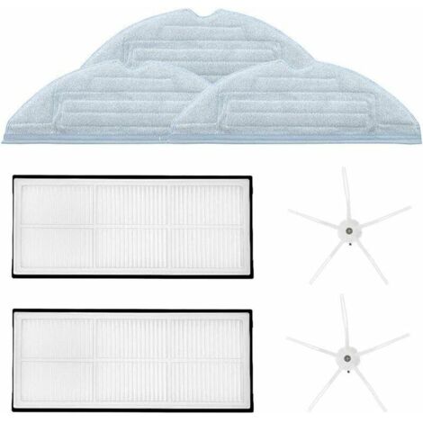 Kit d'accessoires pour Robot aspirateur Roborock S7 T7 T7 Plus pièces de Rechange 7 Paquets Filtre et Brosse latérale et Chiffon de vadrouille (1/4)