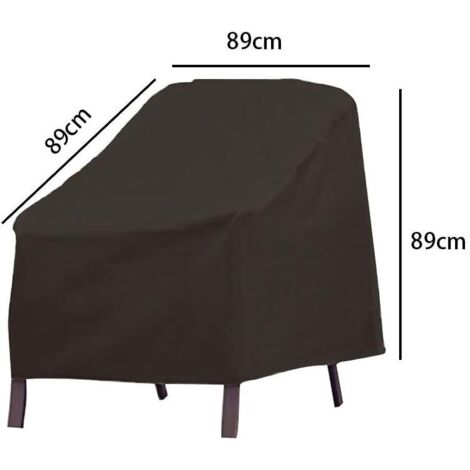 Housse Chaise Protection Pluie Accessoires Oxford Tissu Solide Mariage Extérieur Jardin Hôtel Chemin Plage Hion Maison Imperméable Poussière (1/5)