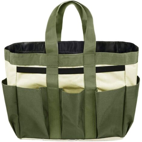 Sac à outils de jardin portable, Oxford Plant Tool Bag Multi Pocket Tool Organizer, (sans outils) (1/5)
