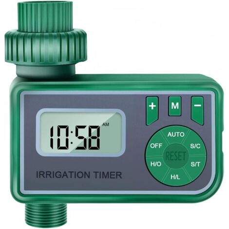 Minuterie de sprinkler1pièces, minuterie d'eau de tuyauterie d'eau programmable Minuterie d'arrosage d'irrigation automatique (1/5)