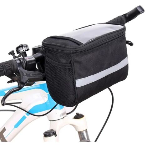 Sac de rangement pour guidon de vélo, sacoche pour cadre de guidon avant, sacoche pour outils de cyclisme en plein air