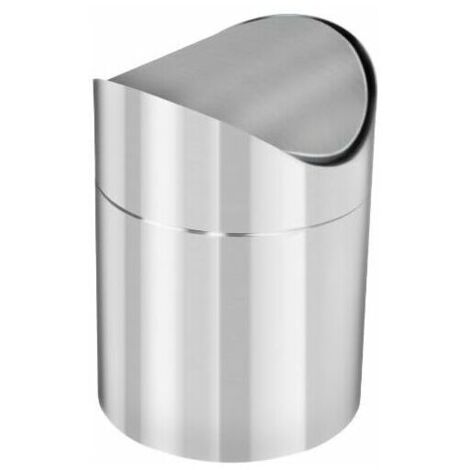 Poubelle Salle DE Bain INOX, Argenté (1/5)