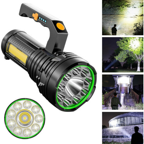 Lampe Portable Multifonctionnel Rechargeable Étanche Projecteur Extérieur D'urgence USB Lumière Extérieure (1/5)