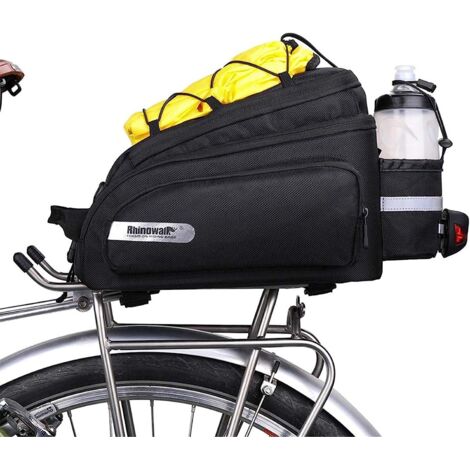 Sac de rangement de siège arrière de grande capacité 12L avec housse de pluie pour les sports de voyage VTT (1/5)