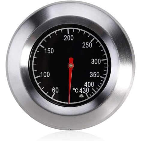 Thermomètre à viande analogique en acier inoxydable BBQ Thermomètre à fumer extérieur BBQ 60 - 430℃ (1/5)