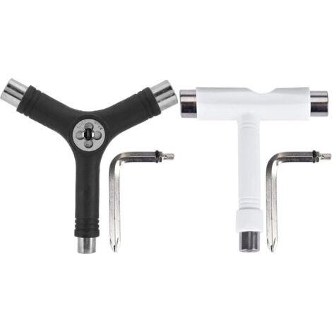 2 PièCes Skateboard Scooter Longboard Outils Clé à Outils Pour Skateboard Outil T Portable Accessoires De Skate (1/5)