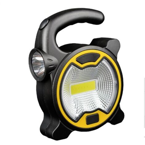 Lanterne Portable étanche à LED COB, projecteur d'urgence, Rechargeable, pour le travail, la randonnée en plein air, le Camping (1/5)