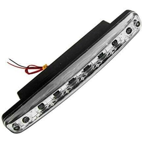 2 pcs Super Bright White 8 LED Car Daytime Running Driving Light Head Lamp (1/5)