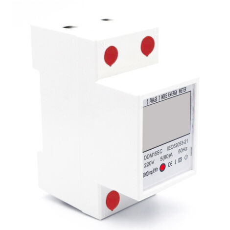 Compteur d'énergie électrique, moniteur de consommation d'énergie, 5-80A 220V 50Hz (1/5)