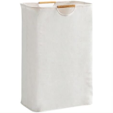Panier à linge sale 60L Panier à Linge en Tissu, Grand panier à linge sale pliable Capacité Panier à linge avec poignée, Le panier à linge permet de ranger tous types de vêtements (XL) (1/5)