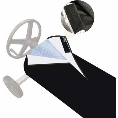 Couverture Enrouleur Bâche Piscine En Tissu Imperméable Housse De Protection (1/5)