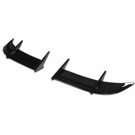 Couvercle d'aile de becquet arrière noir brillant pour Volkswagen pour VW Golf 6 MK6 GTI R20 Extension de becquet de toit de fenêtre arrière