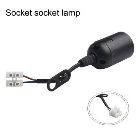 10 Douilles De Lampe E27 – Modèle Chantier Noir, NCC-Licht, Rénovation