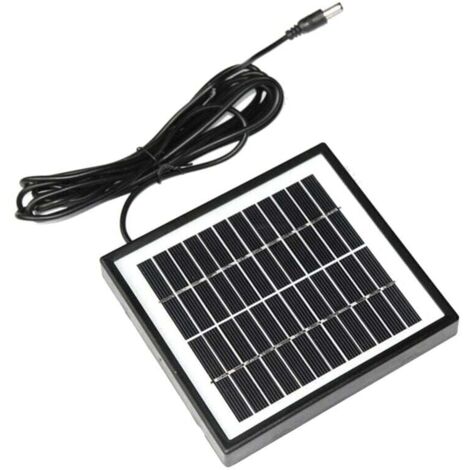 Panneau Solaire 12V 2W Pour Lumière Jardin Module Batterie Chargeur Port DC Pièces DIY