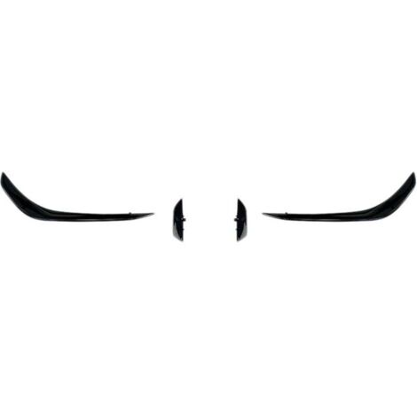 Spoiler Pare Chocs Avant Compatible Mercedes Cla45 C118 2020 2021 Noir Brillant Feux Antibrouillard Décoratif (1/4)