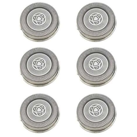 Têtes De Rasoir Électrique Rechange 6 Pièces Compatibles Modèles Série S Et XZ