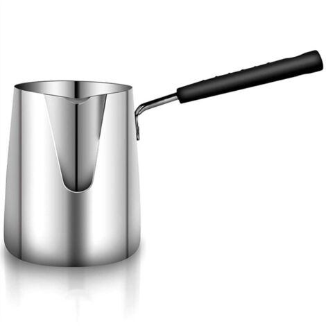 INOXPRAN 5084506 Cafetière Turque Inoxydable pour 6 Tasses, Manche Fil, Inoxydable, Acier