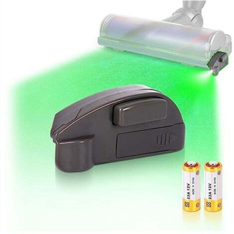 Détecteur de Poussière avec Lumière LED pour Aspirateur Accessoire de Nettoyage Vert (1/4)