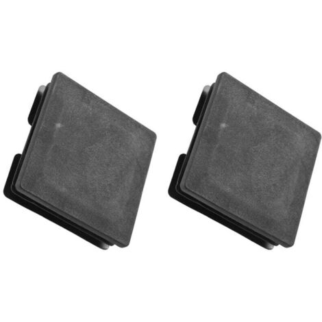 Embouts Carrés Plastique Pour Tubes Et Tuyaux 75 Mm Lot De 2 Pièces (1/4)