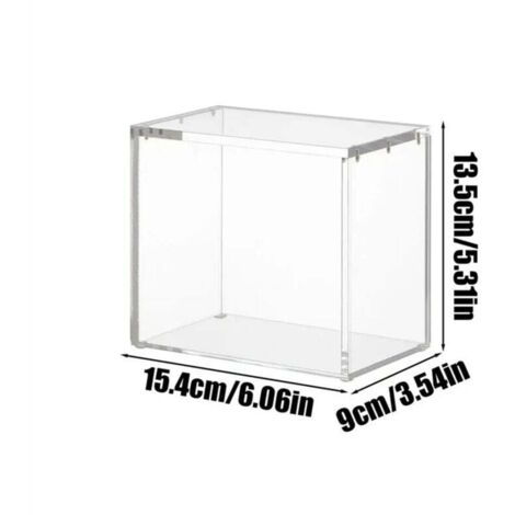 Vitrine transparente vidaXL 20x20x38 cm en acrylique Vitrine transparente vidaXL 20x20x38 cm en acrylique