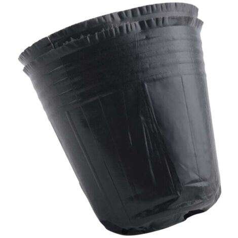 500 Pots de Pépinière en Plastique pour Propagation de Plantes 8x8 cm Fournitures Jardin