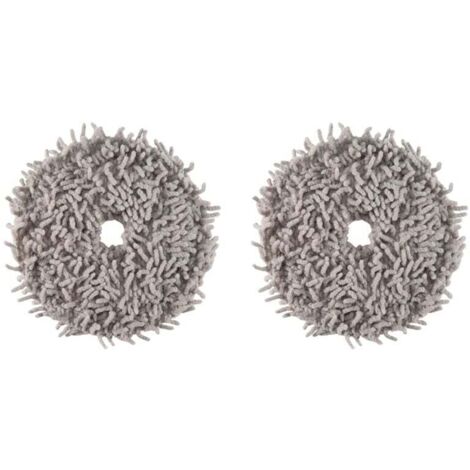 2 Pièces Chiffons de Rechange pour Robot Aspirateur Balayage Compatible W10 Nettoyage Humide (1/4)