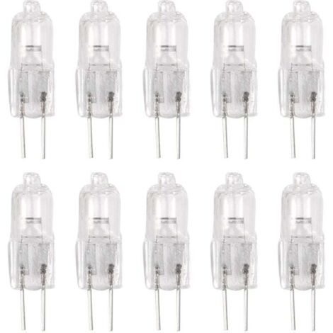 10 Pièces Lampe Halogène G4 12V 35W Blanc Chaud à Broches (1/4)