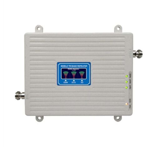 Grid Cool – Amplificateur répéteur de signal 2G 3G 4G 5G tri bande 900 1800 2100 MHz – Améliore la réception mobile – Technologies GSM WCDMA LTE