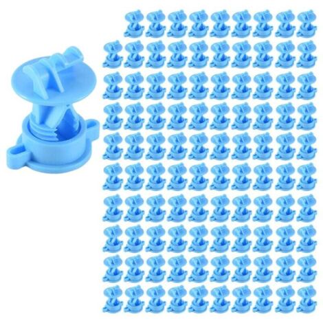 100 Isolateurs de ClôTure Électrique Impulsion Pièces Accessoires Poteau Moyen (1/4)