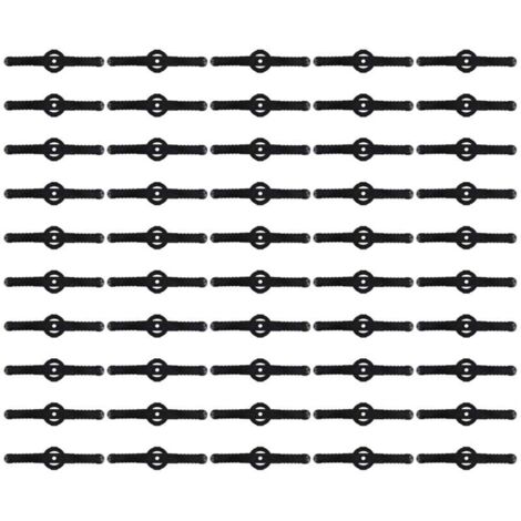 50 Lames De Tondeuse À Gazon En Plastique Sans Outil Accessoires Jardin Pièces De Rechange (1/4)