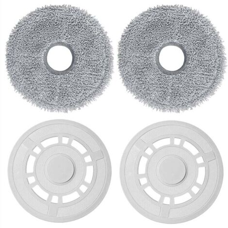 Plaques et Chiffons de Vadrouille Compatibles Aspirateur Robot L10 Ultra L10S Pro Prime (1/4)