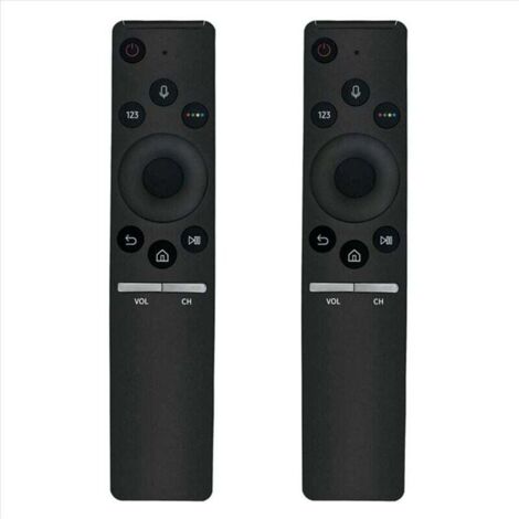 Lot de 2 Télécommandes Vocales Compatibles Smart TV 4K Modèles Samsung (1/4)