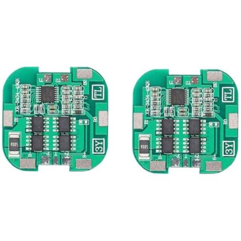 Lot de 2 Cartes de Chargeur Batterie Lithium-ion 4S 8A 14,8V 18650 pour Balayeuse Solaire (1/4)