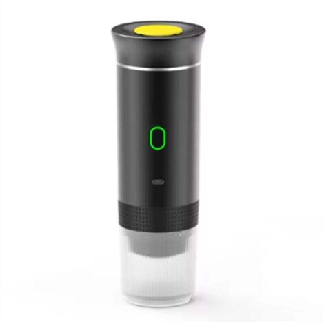 Machine À Café Portable Sans Fil Mini Pour Voiture Camping Domicile Voyage Capsule Noir (1/4)