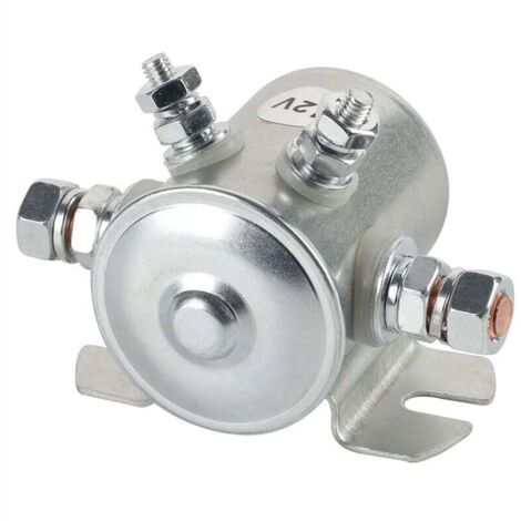 Relais Démarreur 12V DC Service Continu 300A Max pour Chariot Golf Treuil Marine Pointe (1/4)